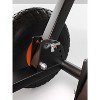 29 Inch Heavy Duty Wheeled Snow Shovel with Adjustable 5-Position Handle and Multi-Angle Carbon Steel Blade - 3 of 4