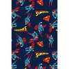 DC Comics Mens Superman All Over Print Loungewear Pajama Pants Blue - 3 of 3