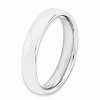 Black Bow Jewelry Sterling Silver Stackable Polished 4.5mm Band - 3 of 4