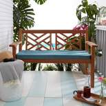 Sunbrella Indoor/Outdoor Corded Bench Cushion