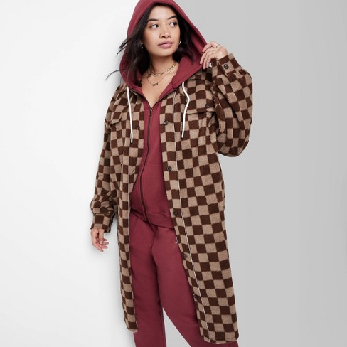 target checkered fleece