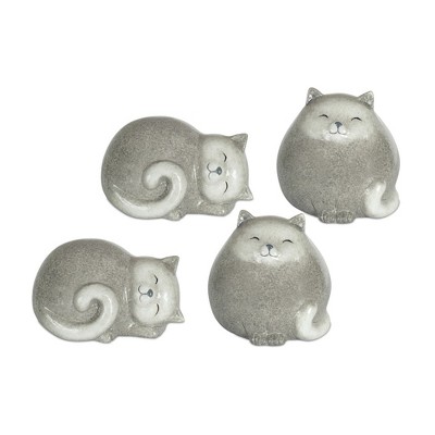 Melrose Terracotta Cat Shelf Sitter (Set of 4)