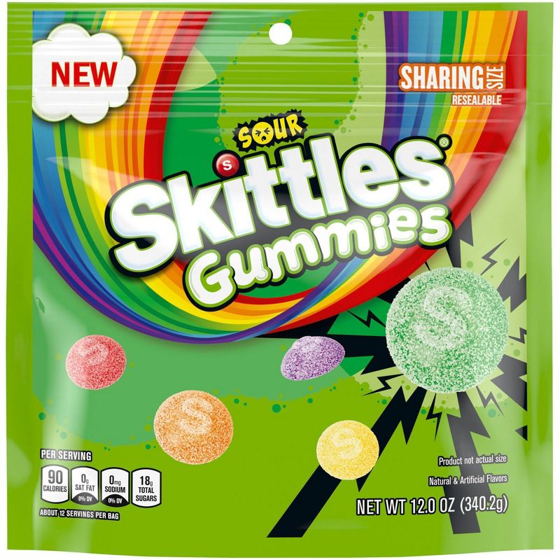 Skittles Candy Sour Gummies Sharing - 12oz, 1 of 13