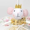 4.5" Christmas Golden Mouse with Crown Ornament - Wondershop™ - 3 of 3