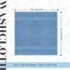 White Classic Luxury 100% Cotton Washcloths Set of 12 - 13x13" - 3 of 4
