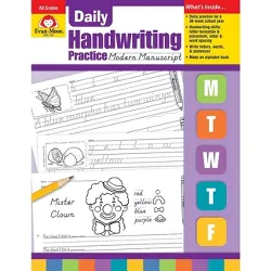Daily Handwriting Modern Manuscript - (Daily Handwriting Practice) by  Evan-Moor Educational Publishers (Paperback)