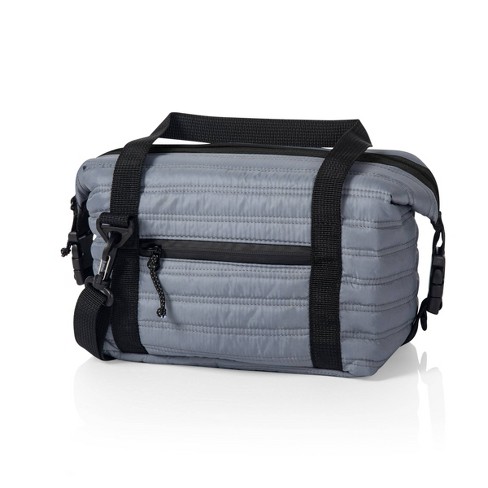 Oniva Midday Quilted Washable Insulated Lunch Tote - Gray - image 1 of 4