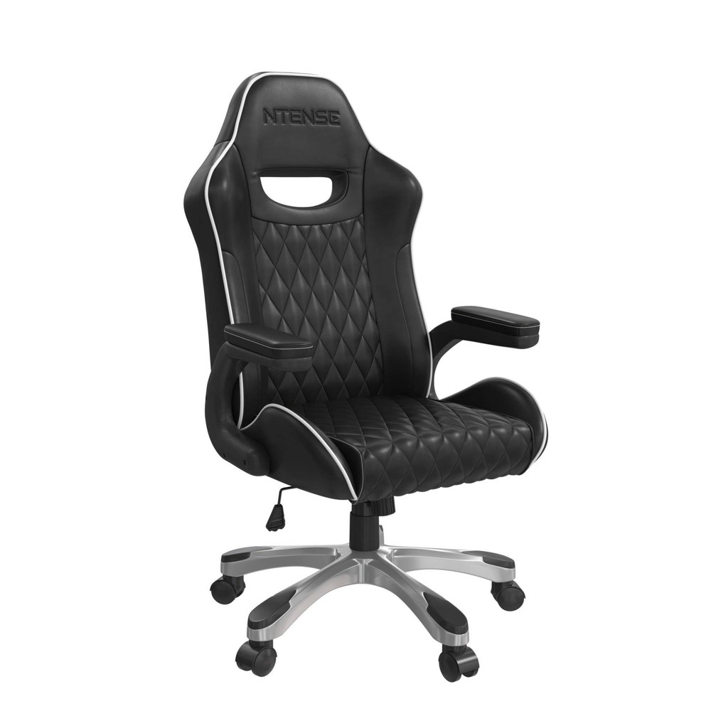 Photos - Computer Chair NTENSE Galaxy Gaming and Office Chair PU Leather Black