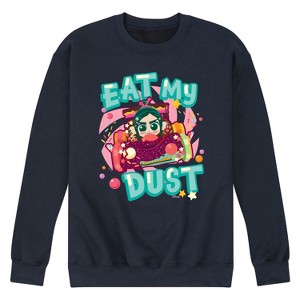 Men's - Disney - Eat My Dust Vanelloppe Graphic Fleece Sweatshirt - 1 of 4