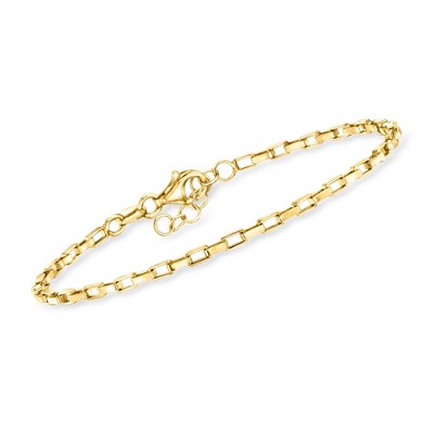 Pure Collection by Ross-Simons Italian 18kt Gold Vermeil Box-Chain Bracelet