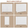 Modern Wooden Storage Dresser for Closet,   10 Drawer Large Black Dresser for Bedroom, Deep Drawers, - 2 of 4