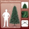 Hyleory 6ft-7.5ft Decorative Artificial Christmas Tree - 4 of 4