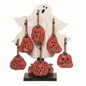 Transpac Resin Jack-O-Lanterns Ornament Display Set of 36 Home Decorations Halloween - 1 of 1