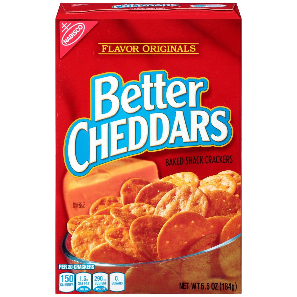 UPC 044000030476 product image for Better Cheddars Baked Snack Crackers - 6.5oz | upcitemdb.com