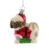 Kurt S. Adler 3.5 Inch Dog In Santa Suit Christmas Best Friend Tree Ornaments - 2 of 3