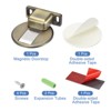 Unique Bargains Zinc Alloy Magnetic Door Stop with Self Adhesive and Screw Mount - 3 of 4