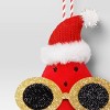 5" Christmas Fabric Fruit Watermelon Ornament - Wondershop™ - 3 of 3