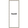 PosterPalooza | Panoramic Classic Modern Silver Frame - UV Acrylic, Foam Board Backing, Hanging Hardware - 2 of 4