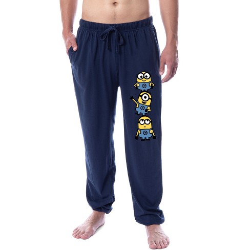 Despicable Me Womens' Minions Aloha Buddies Sleep Pajama Pants (X-Large)  Blue