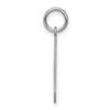 Black Bow Jewelry Sterling Silver, Jersey Collection, Medium Number 0 Pendant - 2 of 4