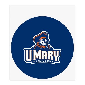 University of Mary Primary Logo Automotive Car Window Locker Circle Bumper Sticker - 1 of 4