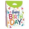 Big Dot of Happiness Cheerful Happy Birthday - Colorful Birthday Gift Favor Bags - Party Goodie Boxes - Set of 12 - 3 of 4