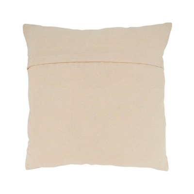 Blossom Burst Multicolor Cotton Floral 20" Throw Pillow Cover