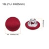 Unique Bargains Cloth Covered Aluminum Sewing Buttons 20 Pcs - 2 of 4
