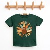 SmileyWorld Gobble Gobble Circle - Youth Short Sleeve Graphic T-Shirt and Toddler Short Sleeve Graphic T-Shirt - 2 of 4