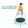 SereneLife 36 Inch Adults Kids Indoor Home Gym Outdoor Sports Exercise Fitness Trampoline with Handlebar and Padded Frame Cover - 3 of 4