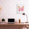 Stupell Industries Hot Pink Butterfly Glam Paint Splatter Canvas Art - 3 of 4