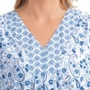 Collections Etc Border Print Capri Pajama Set - 2 of 4