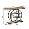 NicBex 31.49" H 4-Tier Console Table with Open Storage Shelves Sofa Table for Entryway Living Room - 3 of 4