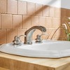 BWE 8 in. Waterfall Widespread 2-Handle Bathroom Faucet With Pop-up Drain Assembly in Spot Resist - 3 of 4