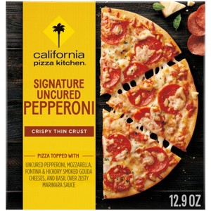 California Pizza Kitchen Thin Crust Signature Frozen Pepperoni Pizza - 12.9oz - 1 of 4