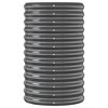 Garden Raised Bed Anthracite Powder-coated steel Medium Durable vidaXL - 4 of 4