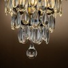 ALOADECOR 3-Lights 12 " Teardrop Glass Chandelier  Pendant Lamp - 4 of 4
