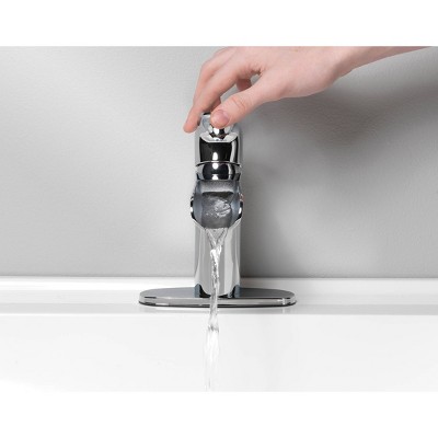 Capri Collection Modern Waterfall Chrome Bathroom Faucet