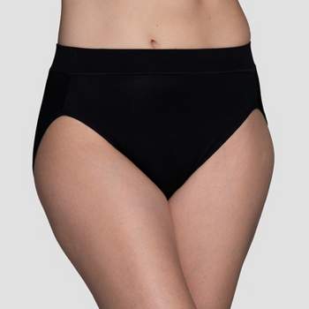 Vanity Fair Womens No Pinch No Show Seamless Bikini 3-pack 18417 -  Black/black/black - 6 : Target