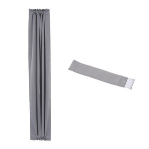 Unique Bargains Blackout Half Curtain with Adjustable Tie Back - 1 of 4