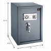 Fleming Supply Electronic Digital Safe and Lockbox - Dark Gray - 4 of 4