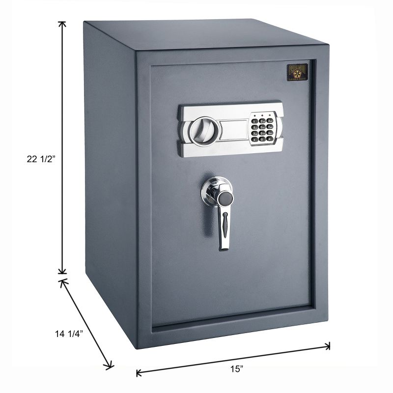 Fleming Supply Electronic Digital Safe and Lockbox - Dark Gray, 4 of 10