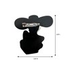 Wrapables Acrylic Fashion Brooch Pin for Sweaters, Coats, Scarves, and Bags, Fashionable White Hat - 2 of 4