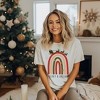 Simply Sage Market Women's Boho Merry and Bright Rainbow Short Sleeve Garment Dyed Tee - 2 of 4