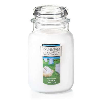 Original Large Clean Cotton Jar Candle 22oz - Yankee Candle