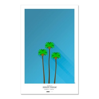 MLB Los Angeles Dodgers Three Sisters Art Poster