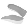 Unique Bargains Height Increase Shoe Inserts One Size Fits All White Gray 1 Pair - 3 of 4