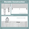 47.2'' Modern TV Stand with Adjustable Shelves,Entertainment Center with 2 Cabinets,Solid Wood Legs,Anti-Tip Device for Living Room TVs up to 43'' - 4 of 4