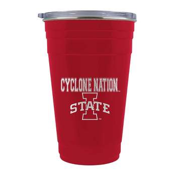Iowa State I-State Simple Modern 32 oz Stainless Steel Insulated Tumbler  White