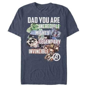 Men's Marvel Daddy You are Our Super Hero T-Shirt